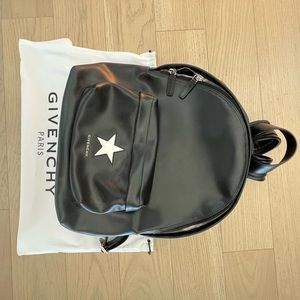 GIVENCHY
Calfskin Star Backpack Black White